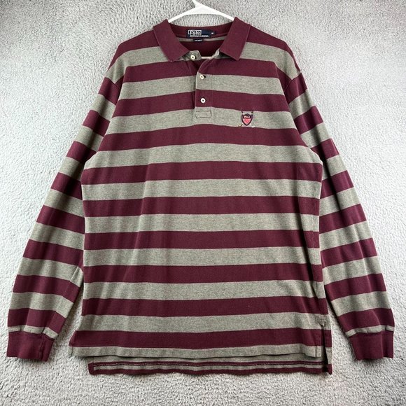 Polo Ralph Lauren Other - VINTAGE POLO RALPH LAUREN MEN’S SHIRT Size XL Striped Rugby Polo